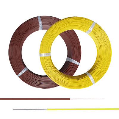 کیفیت  FEP 24 Gauge Solid Core Wire Silver Plated High Voltage کارخانه