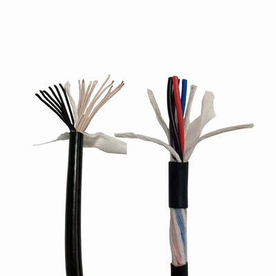 کیفیت  Stranded Bare Copper TPE Insulated Wire 4 Core Electrical Cable High Flexible کارخانه