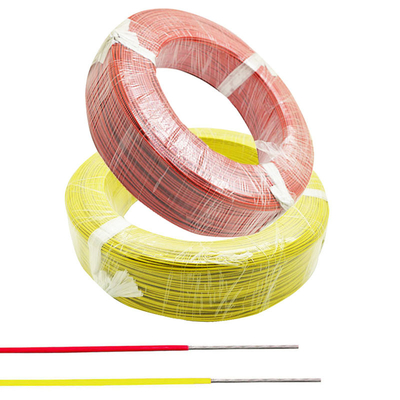 کیفیت  Flexible PFA Insulated Wires 28 Gauge Stranded Wire Temperature Resistant کارخانه