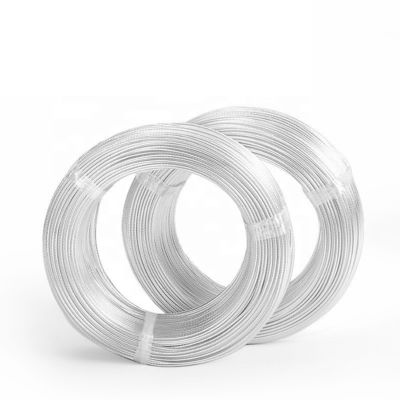 42 Strands 0.08mm Chemical Resistant PTFE Insulated Silver Plated Copper Wire for High Temperature Applications
