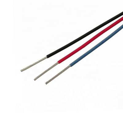 19 رشته سیم گرمایشی PFA مس نقره ای با ولتاژ نامی AC600V و چندین اندازه AWG