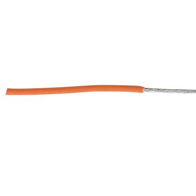 سیم مسی نقره اندود شده با عایق PFA رشته ای 24awg 19/36 با مقاومت شیمیایی و 9 رنگ موجود