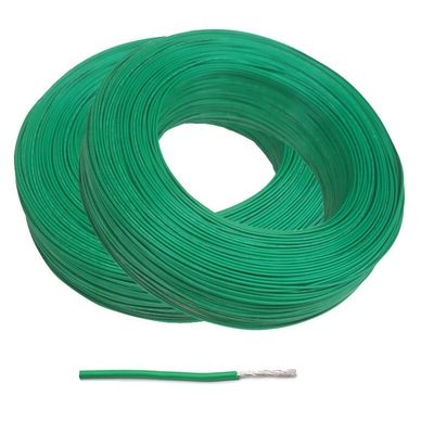 سیم مسی نقره اندود شده با عایق PFA رشته ای 24awg 19/36 با مقاومت شیمیایی و 9 رنگ موجود