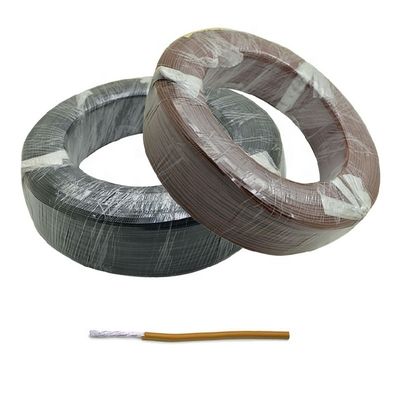 سیم مسی نقره اندود شده با عایق PFA رشته ای 24awg 19/36 با مقاومت شیمیایی و 9 رنگ موجود