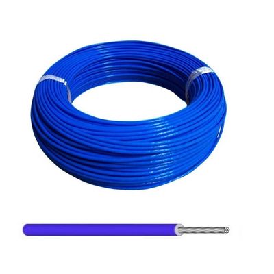 سیم مسی نقره اندود شده با عایق PFA رشته ای 24awg 19/36 با مقاومت شیمیایی و 9 رنگ موجود
