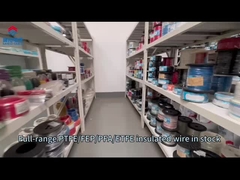 کابل ابزار دقیق عایق PTFE مسی با روکش نقره با دمای بالا